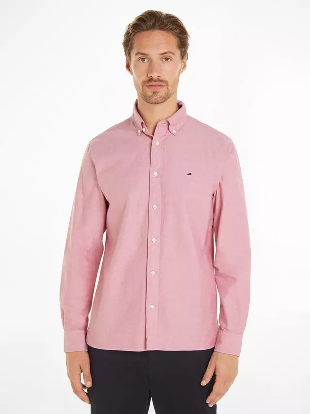

Рубашка Tommy Hilfiger Heritage Oxford, цвет heritage pink
