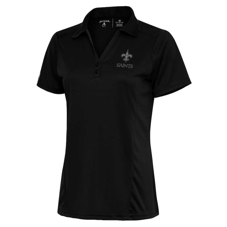 

Поло с коротким рукавом Antigua New Orleans Saints, черный