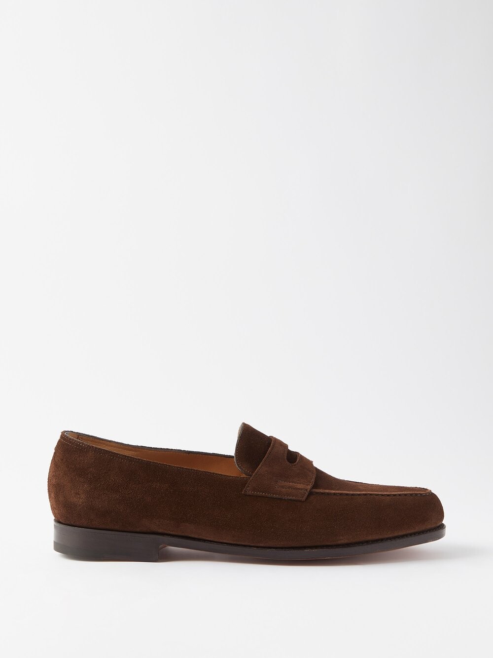 

Замшевые лоферы lopez John Lobb, коричневый