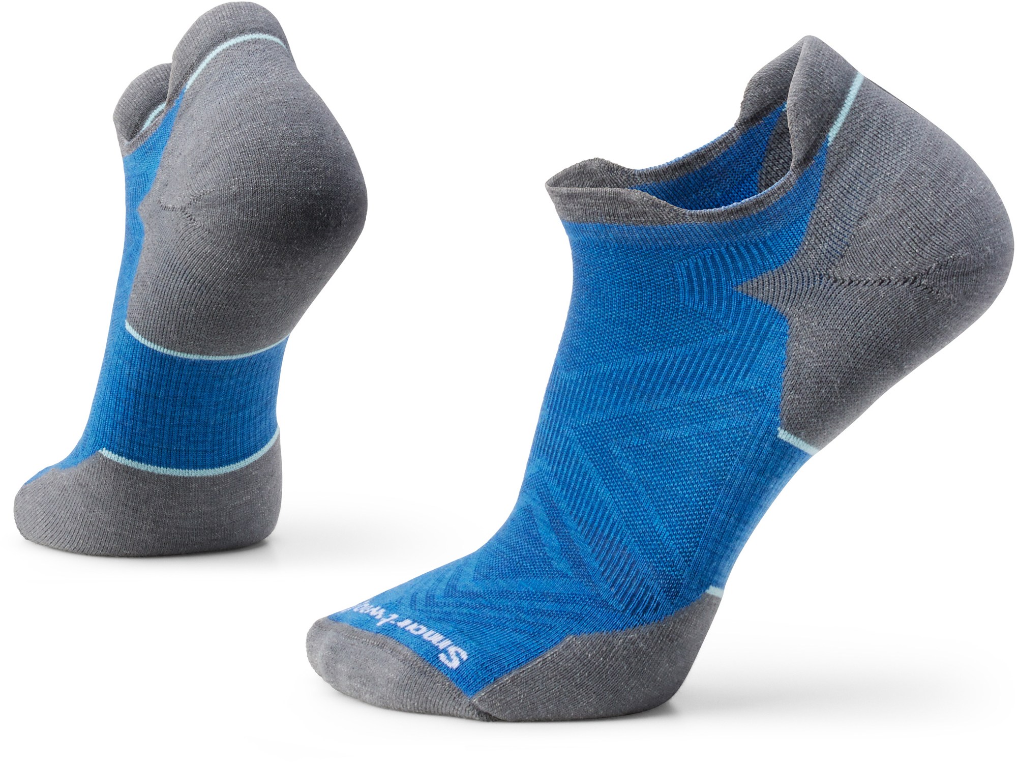 Носки до щиколотки Performance Run Targeted Cushion — мужские Smartwool, синий носки для бега smartwool performance run zero cushion low ankle цвет light gray