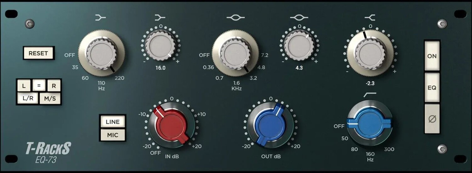 

Плагин IK Multimedia T-RackS EQ 73