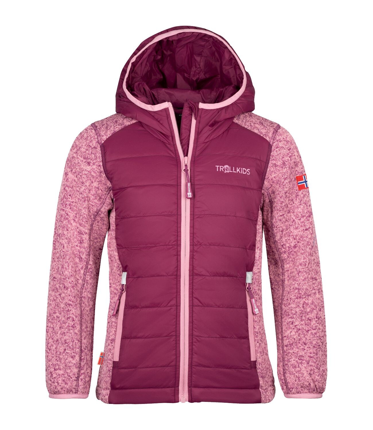 

Флисовая куртка Trollkids hybride Fleece Jacke Skabu, цвет Pflaume/Violett