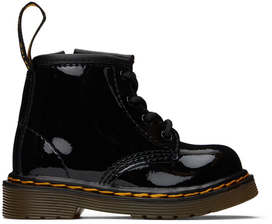 

Ботинки Baby Black 1460 Черный лакированный светильник США Dr. Martens