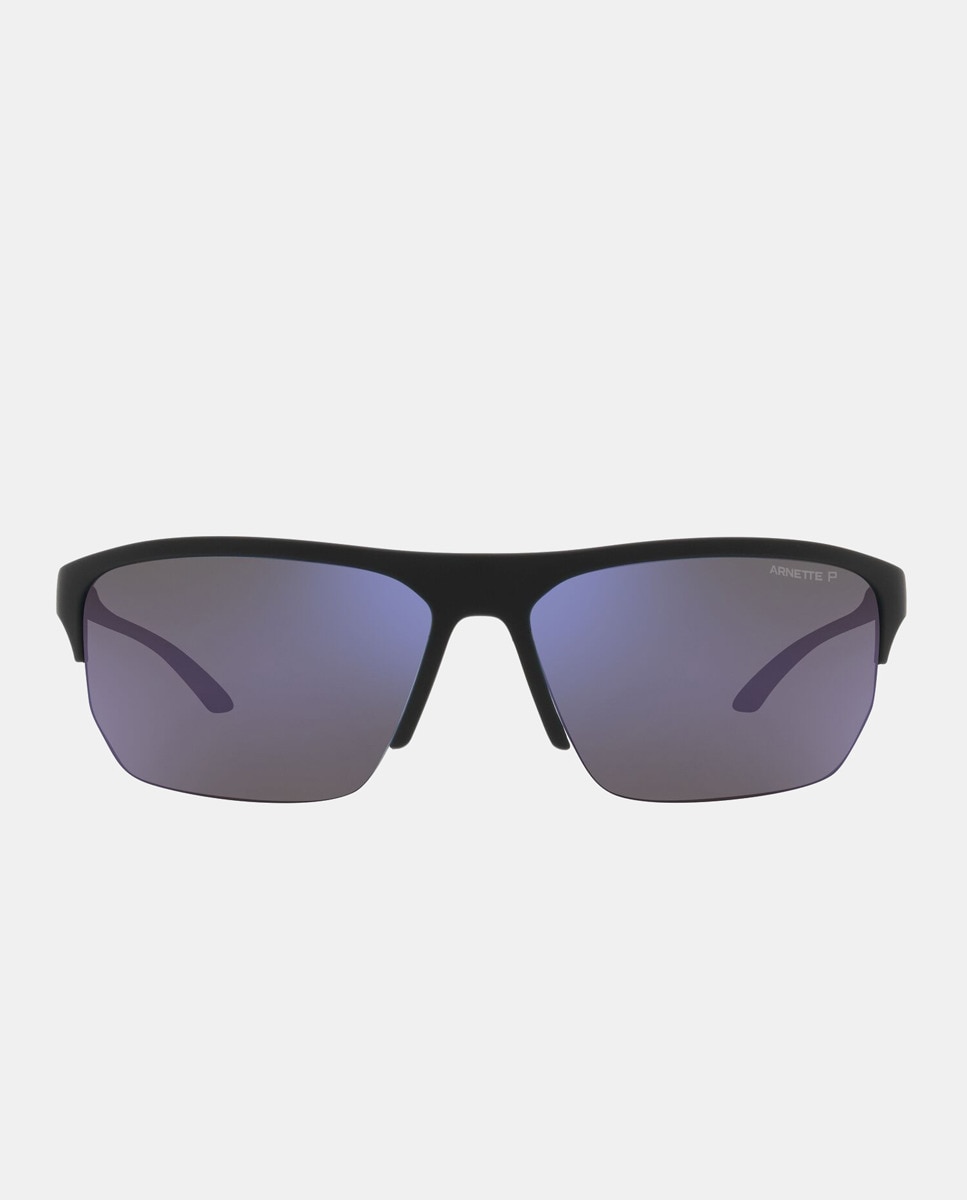 Прямоугольные мужские солнцезащитные очки в черной оправе без оправы Arnette, черный солнцезащитные очки belstaff merrick ii