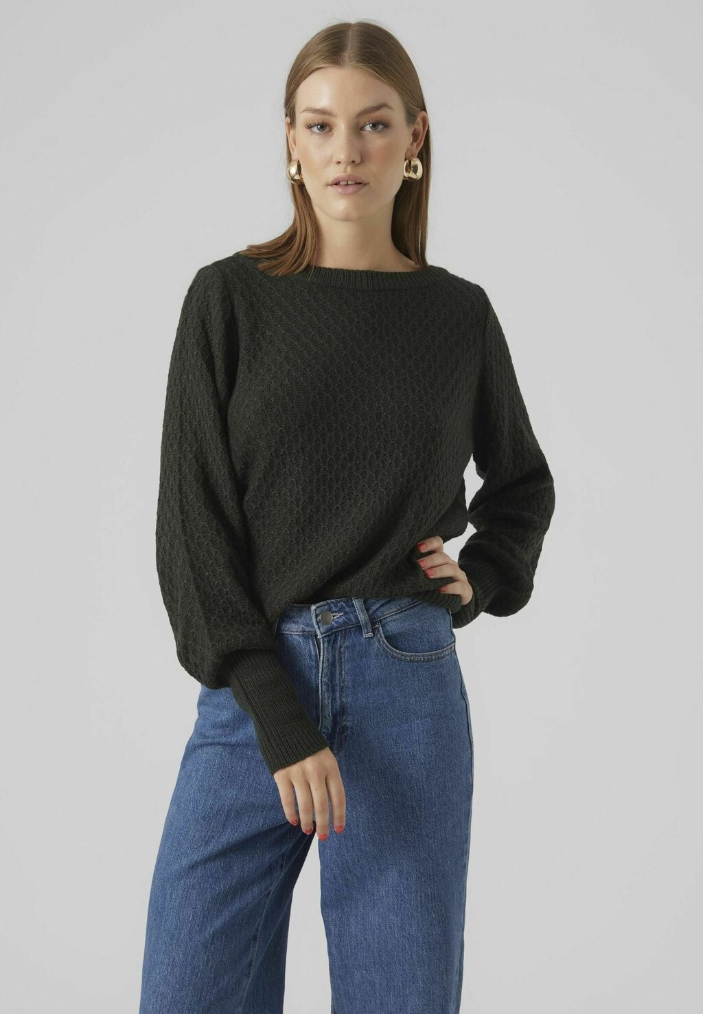 

Свитшот Vero Moda, цвет scarab