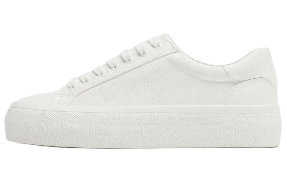 

Кроссовки ZARA Skateboarding Shoes Women's Low-top White, белый