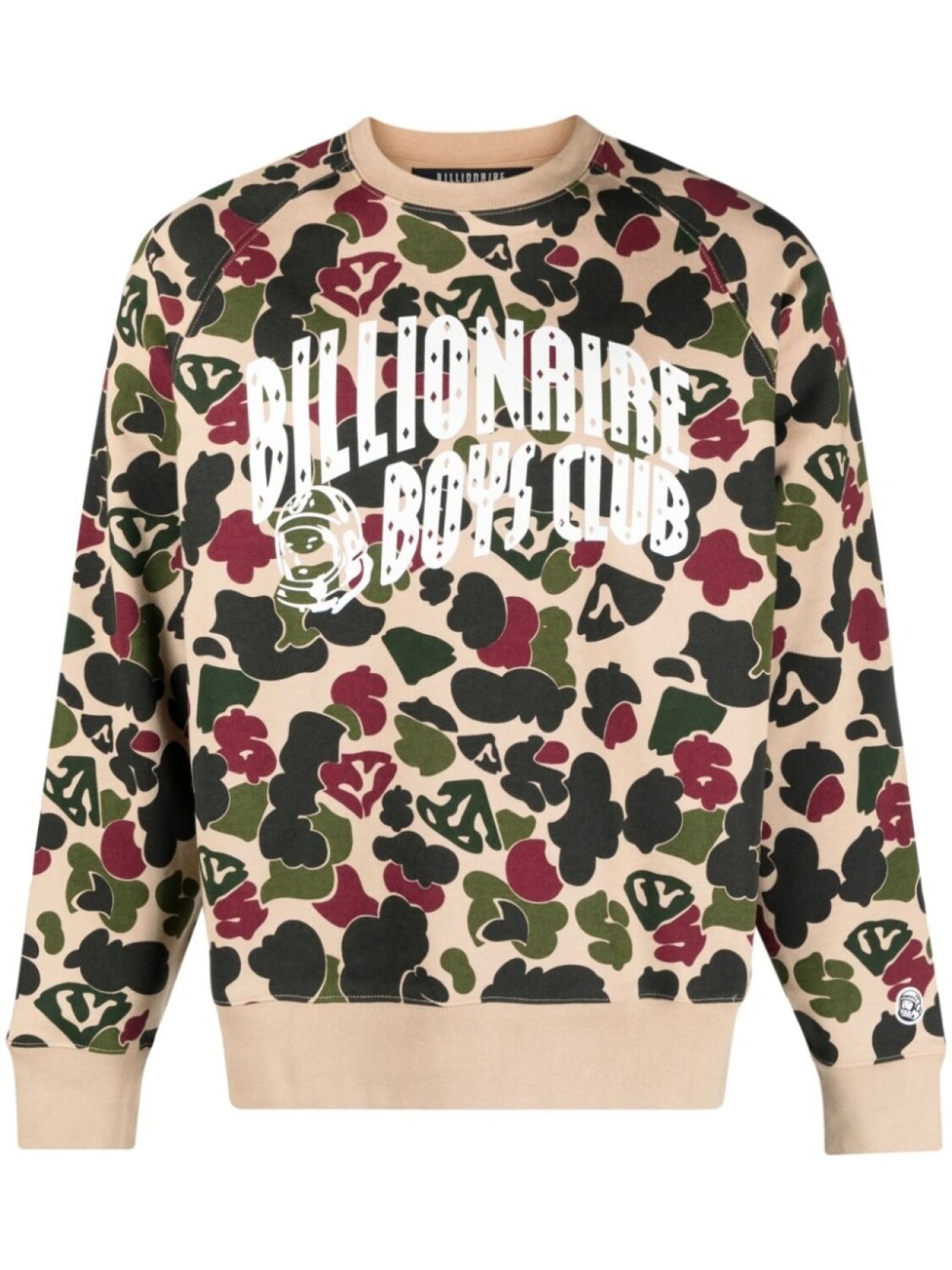 

Billionaire Boys Club толстовка с камуфляжным узором и логотипом, нейтральный цвет