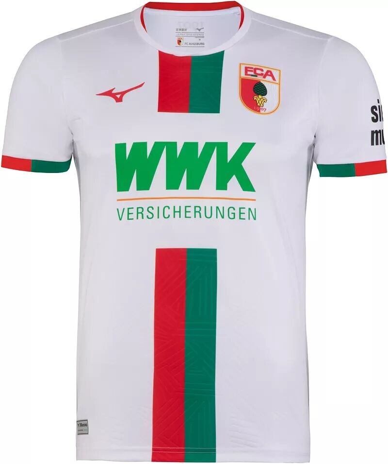 

Домашняя копия джерси Mizuno FC Augsburg 2023