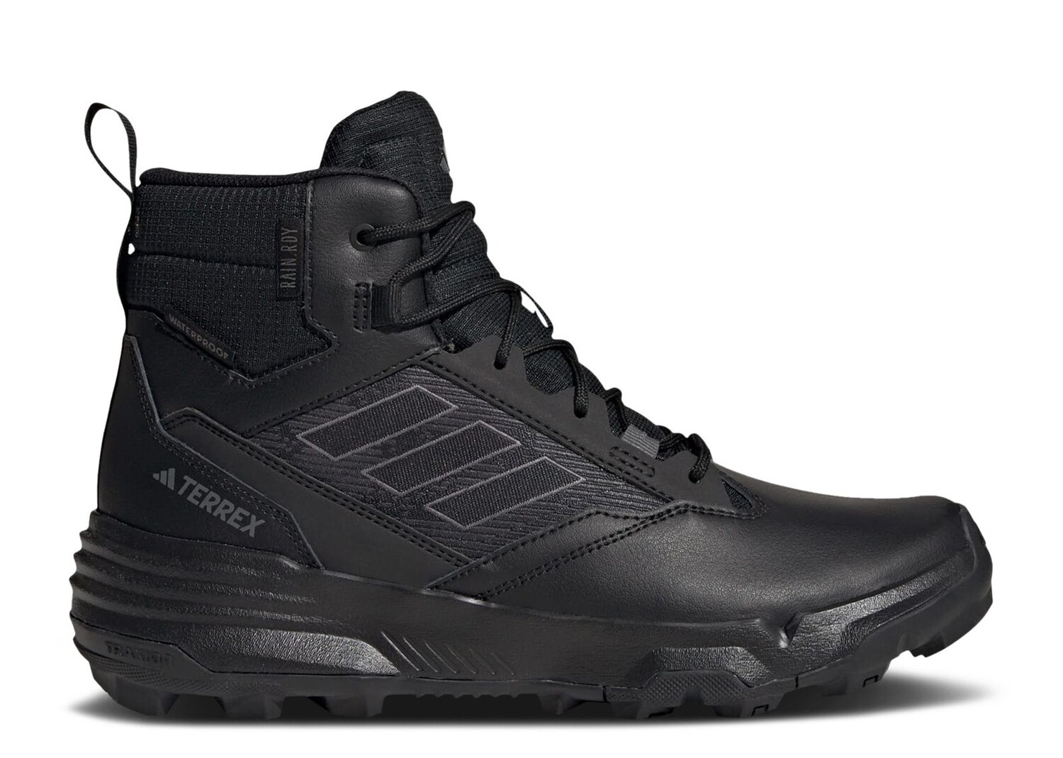 

Кроссовки adidas Terrex Unity Leather Mid Rain.Rdy 'Black Grey' 2023, черный