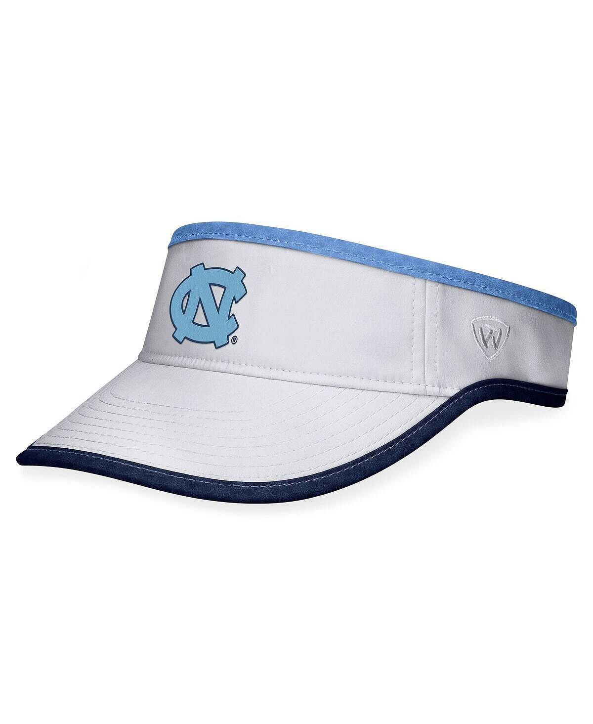 

Мужские белые кроссовки North Carolina Tar Heels Daybreak с регулируемым козырьком Top of the World, Белый