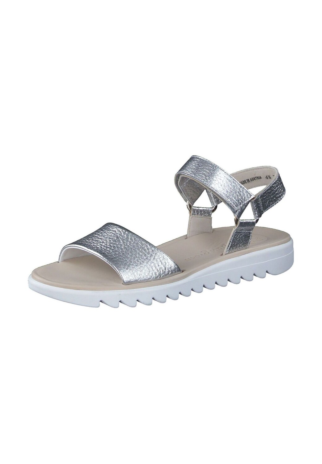 

Кожаные сандалии paul green, цвет Metallic Silver