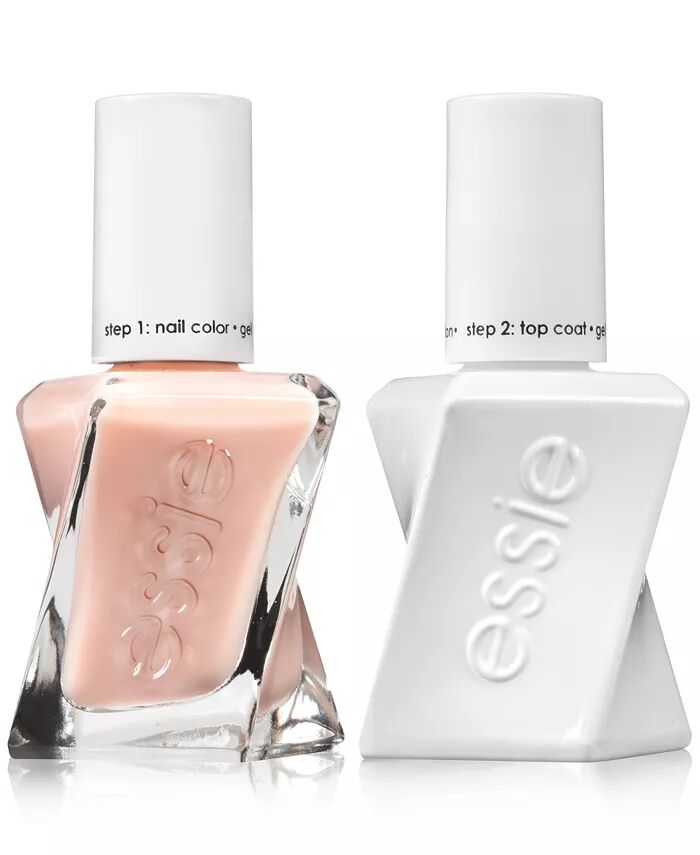 

2 шт. Набор гелевых лаков для ногтей и верхнего покрытия Couture Essie, цвет Fairy Tailor