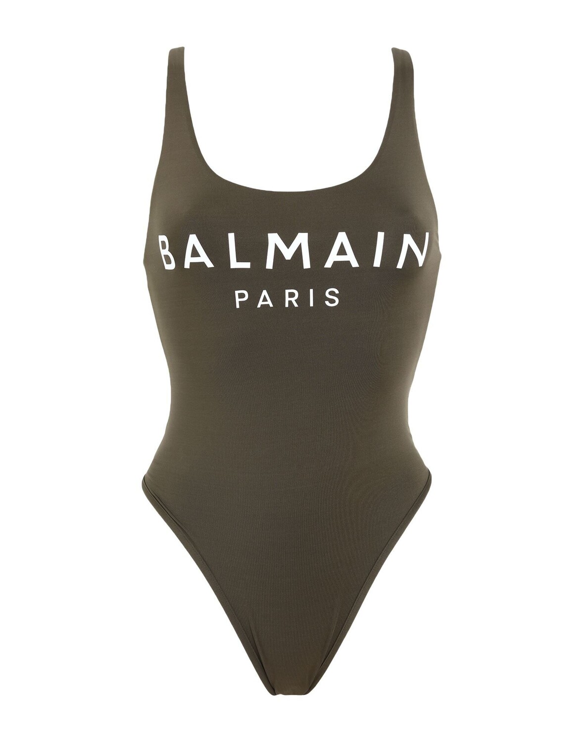 

Цельный купальник Balmain, зеленый
