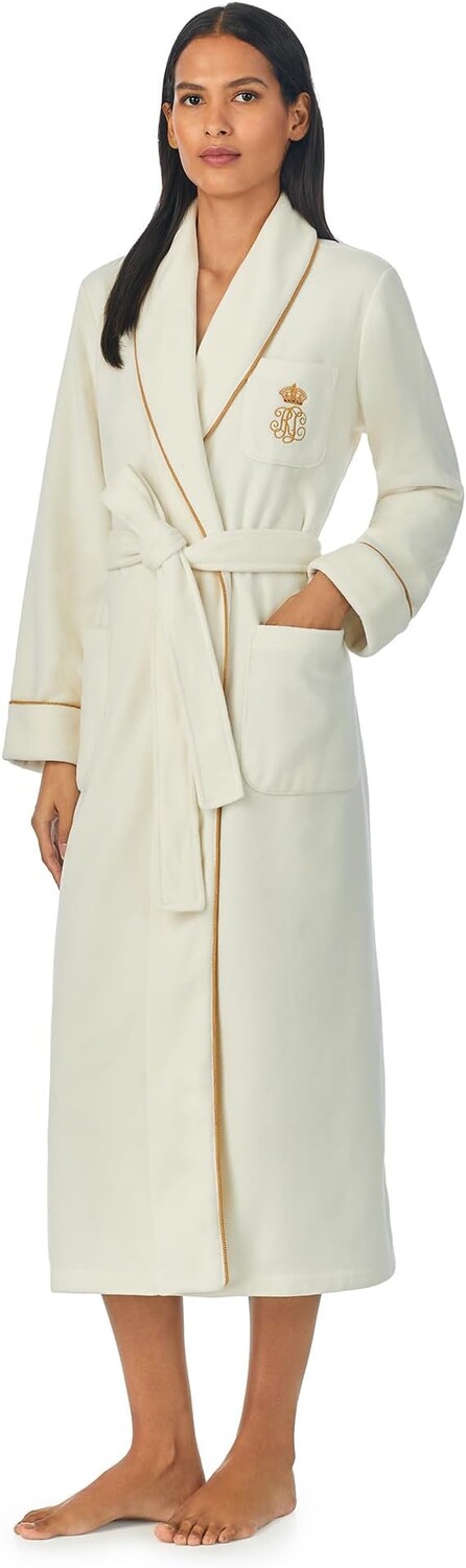 

Халат Recycled Poly Dalton Fleece Robe LAUREN Ralph Lauren, цвет Cream