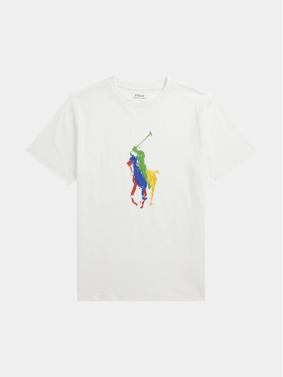 

Футболка стандартного кроя Polo Ralph Lauren, белый