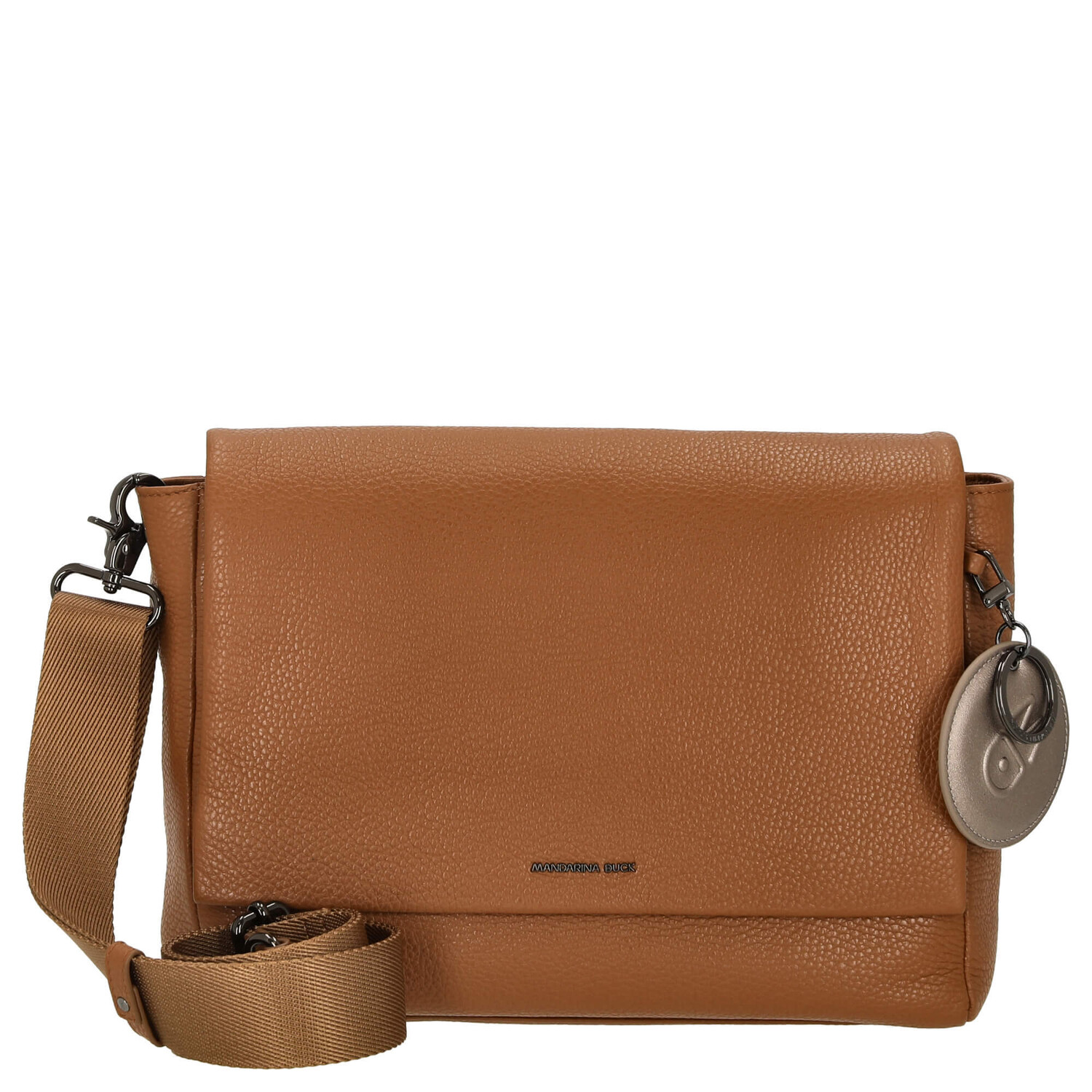 

Сумка через плечо Mandarina Duck Mellow Leather Umhängetasche 30 см, цвет indian tan