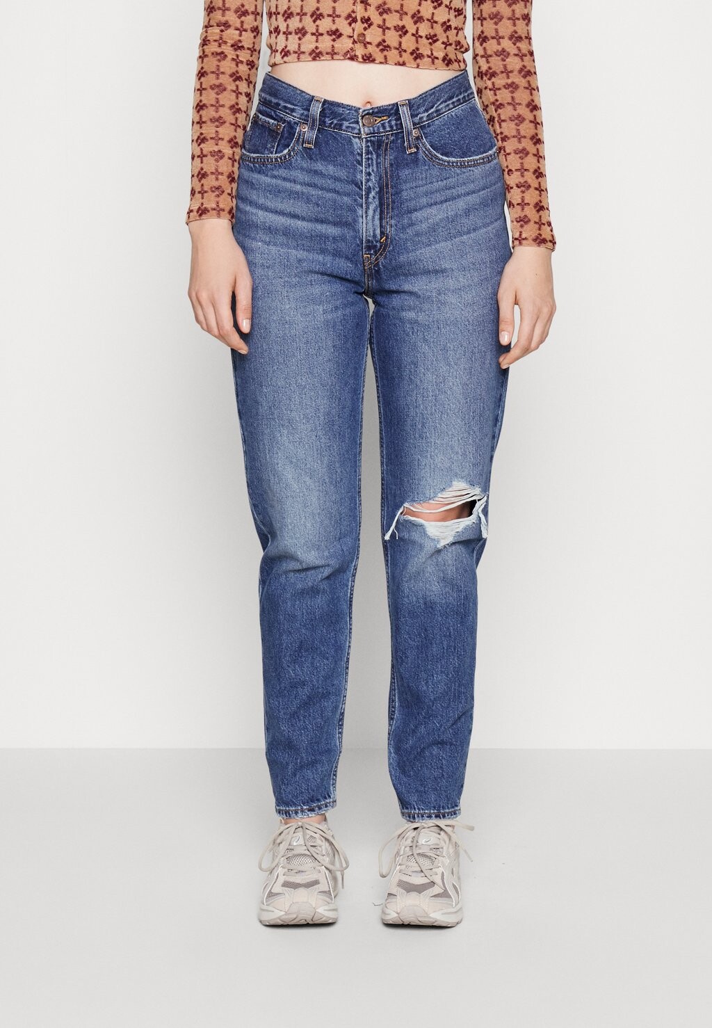 

Джинсы свободного кроя Levi's 80S Mom Jean, синий