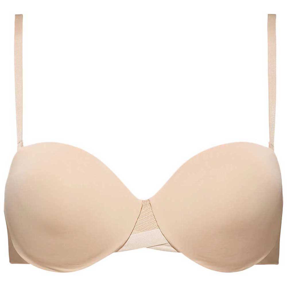 

Бюстгальтер Calvin Klein Sculpted Strapless Lightly Lined, бежевый