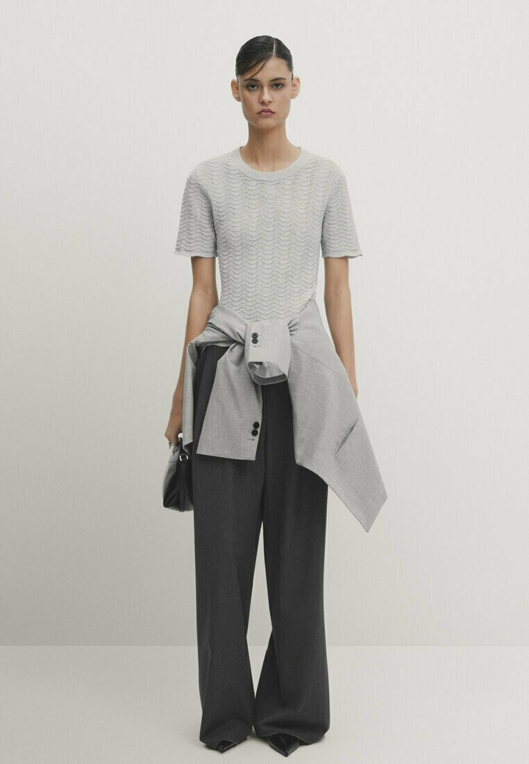 

футболка с принтом Studio Massimo Dutti