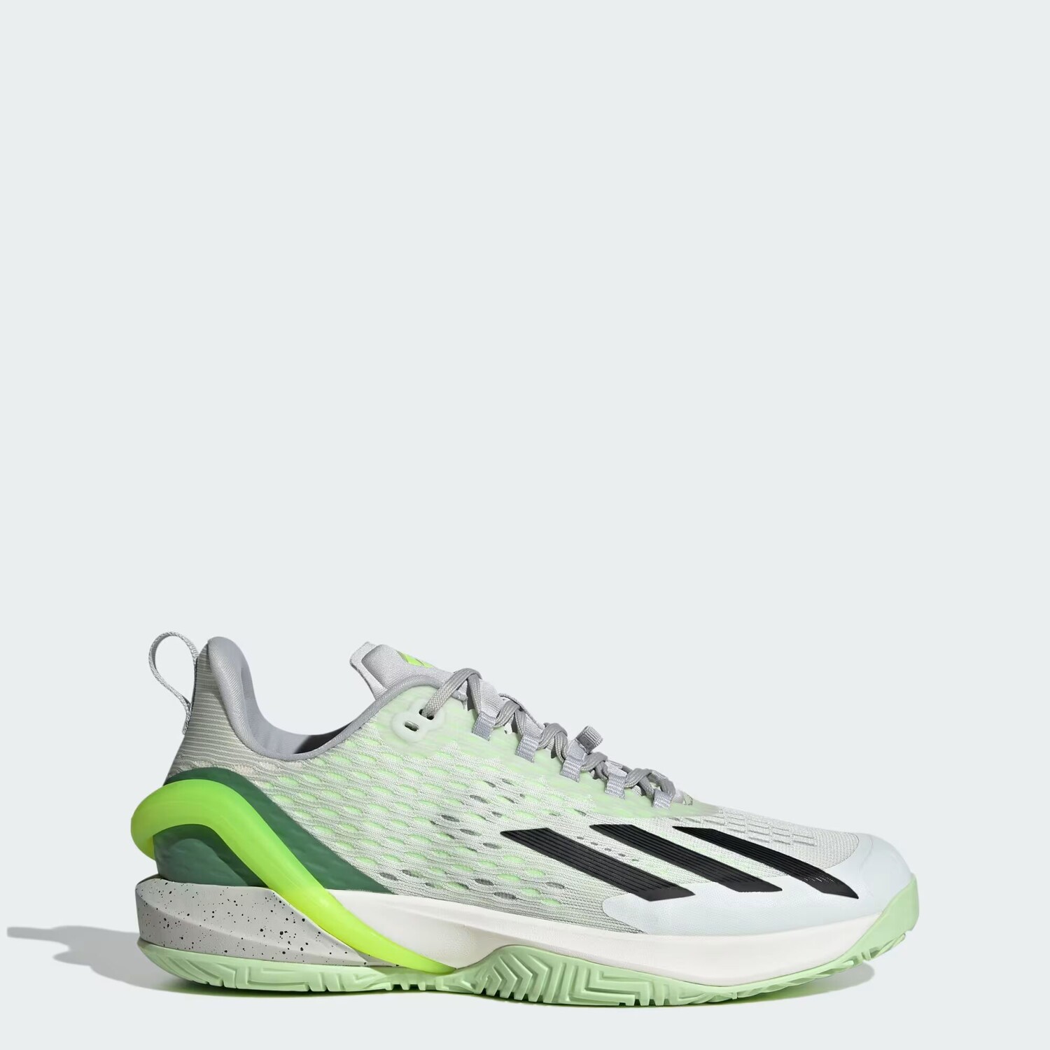 

Теннисные туфли Adizero Cybersonic Adidas, цвет Crystal Jade/Core Black/Lucid Lemon