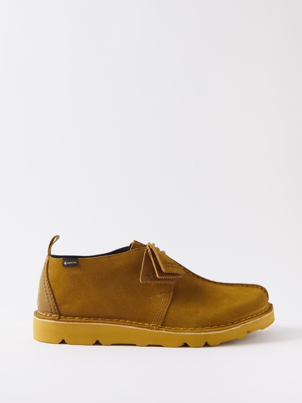 

Замшевые ботинки desert trek gtx Clarks, коричневый