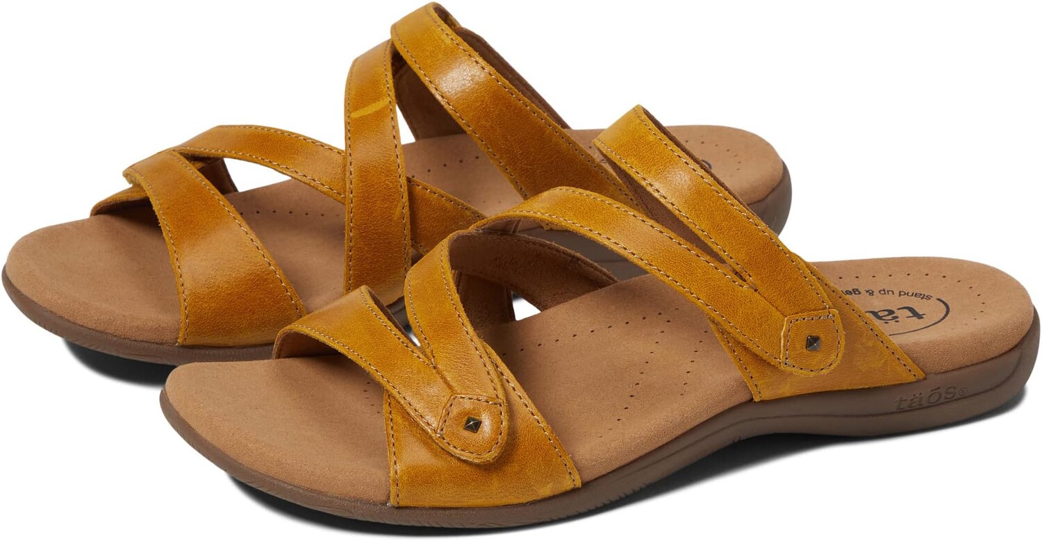 

Сандалии на плоской подошве Double U Taos Footwear, желтый