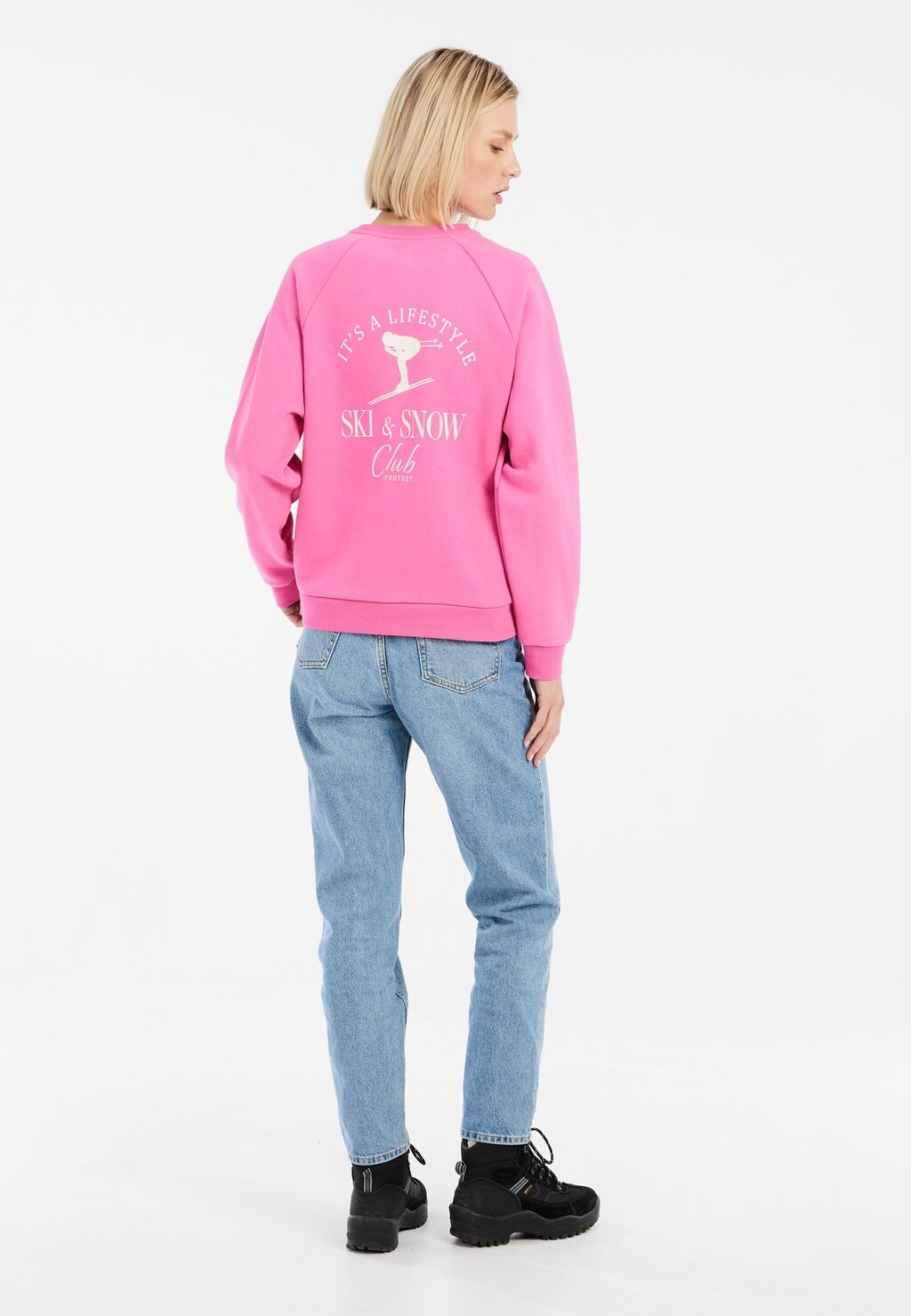 

Толстовка CREWNECKS Protest, розовый
