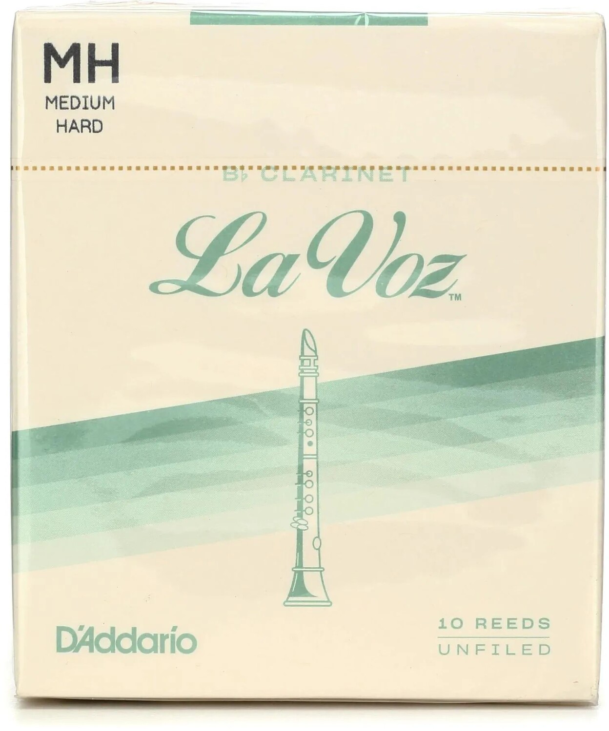 

Трость для кларнета D'Addario RCC10MH La Voz Bb — средней жесткости (10 шт.)