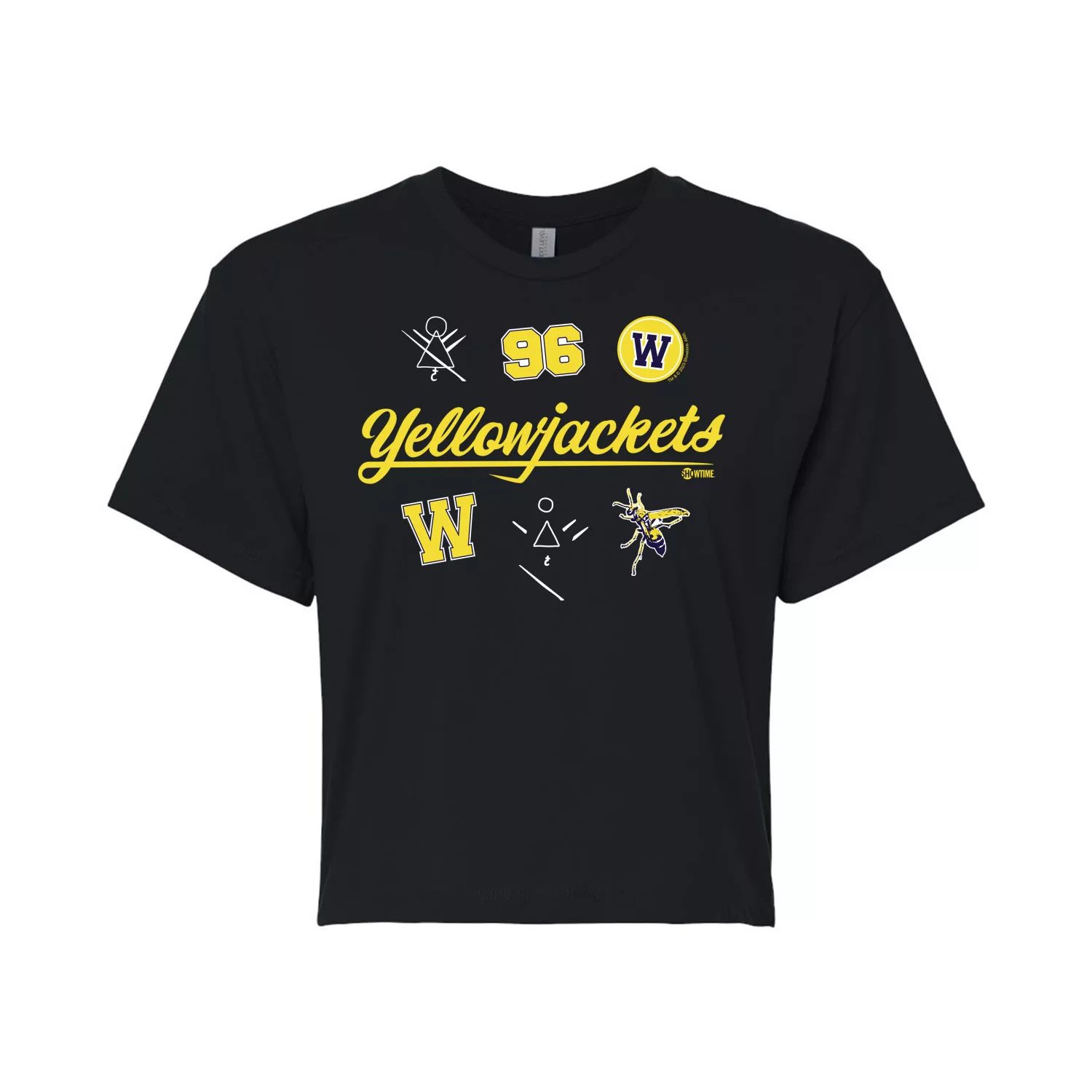 Укороченная футболка Juniors' Yellowjackets Icon Licensed Character