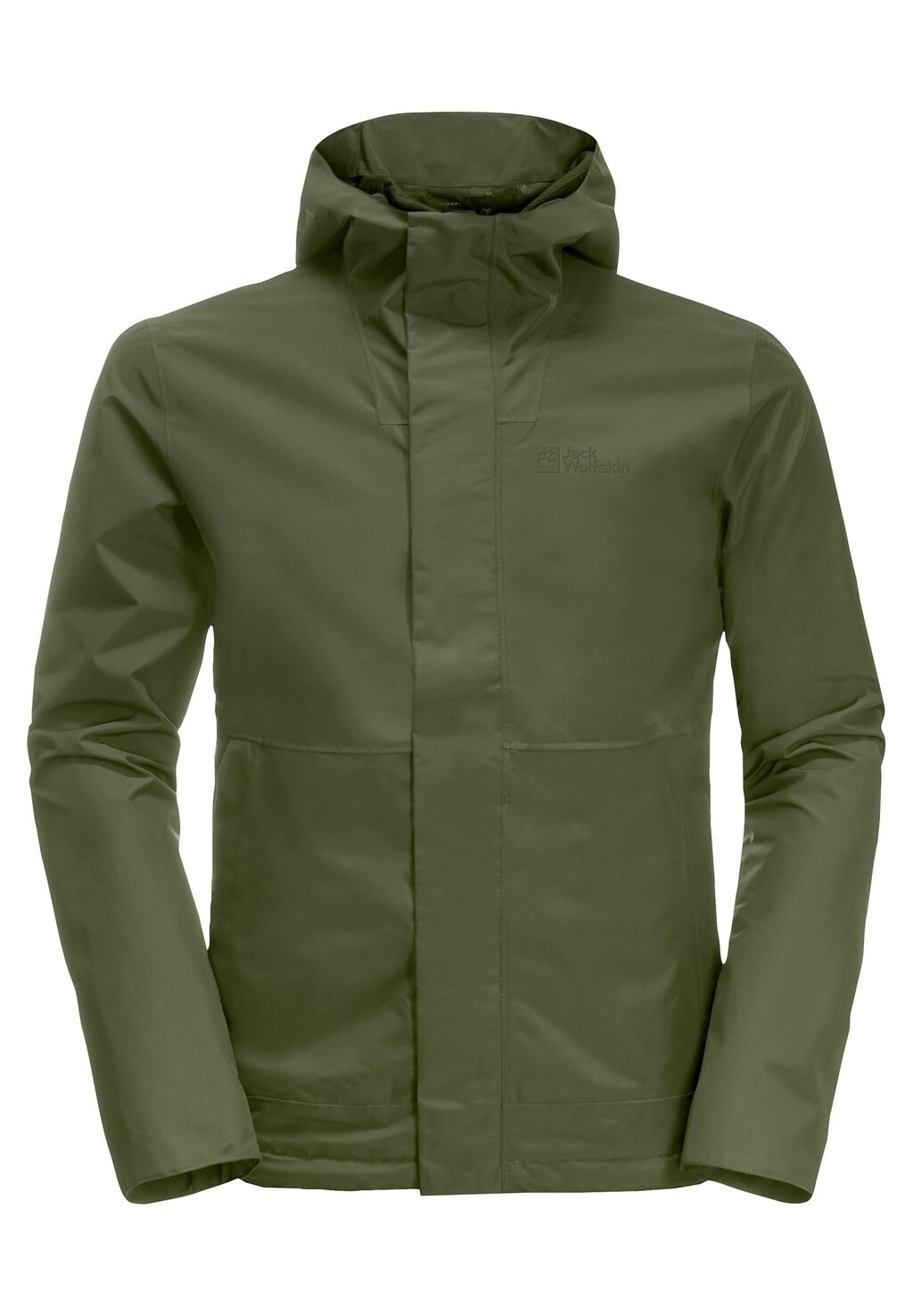 

Дождевик/водоотталкивающая куртка Baydream M Jack Wolfskin, зеленое дерево