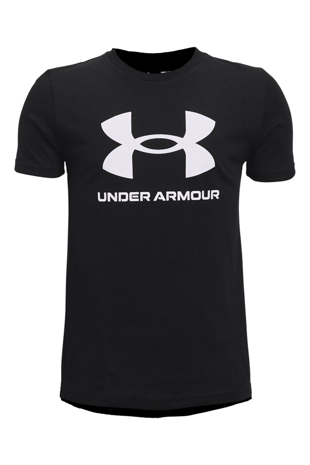 

Молодежная футболка в спортивном стиле с логотипом для мальчиков Under Armour, черный