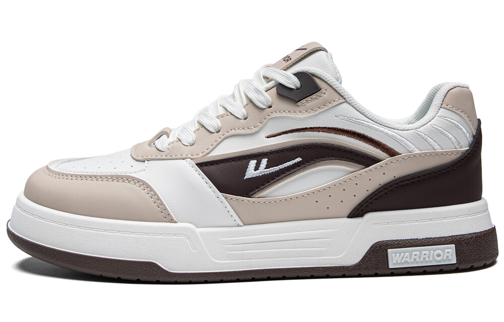 

Кроссовки WARRIOR Skateboarding Shoes Unisex Low-top Khaki Brown, цвет Mika Brown