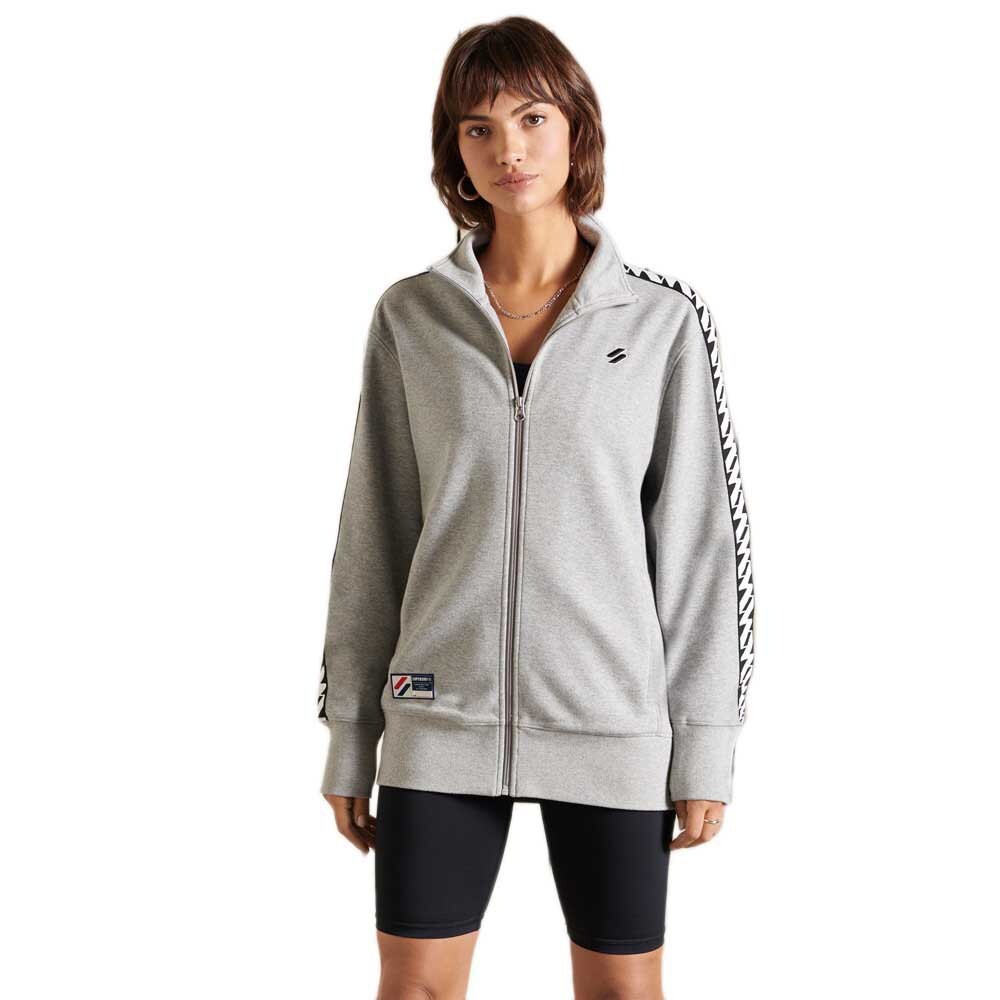 

Куртка Superdry Code Oversized Tape Track, серый