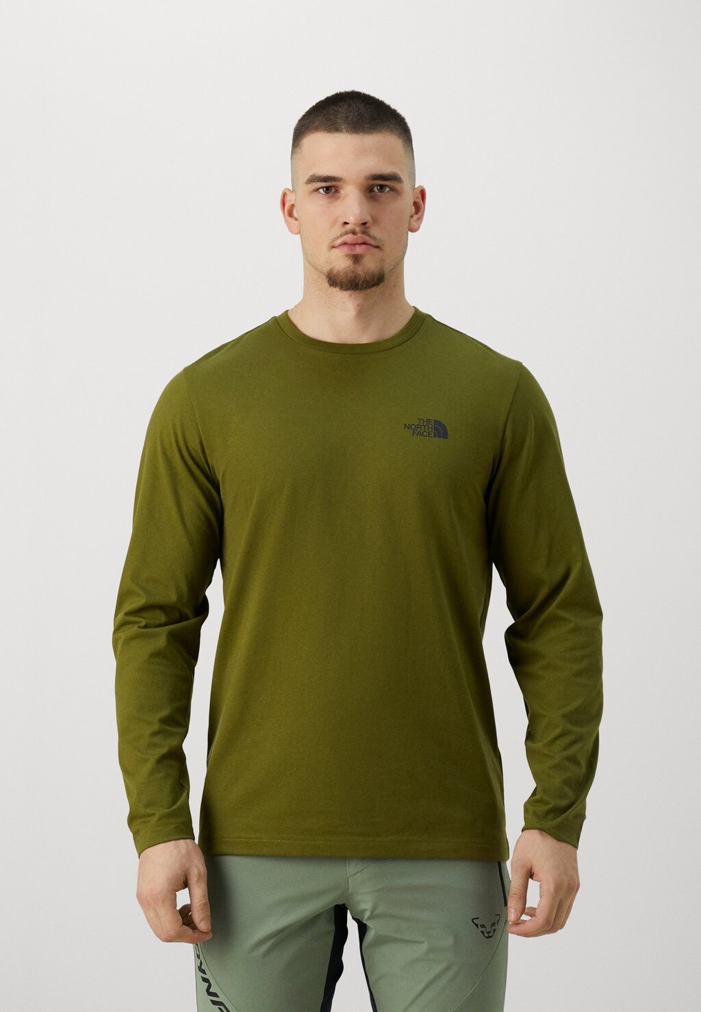 

Футболка с длинным рукавом Simple Dome Tee The North Face, цвет forest olive