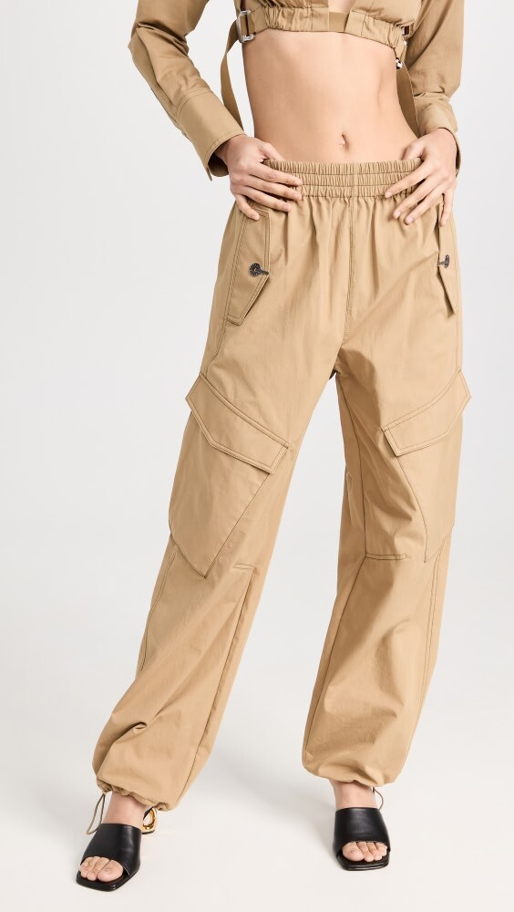 

Брюки Dion Lee Latch Cargo, хаки