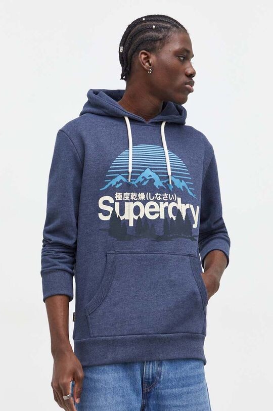 

Фуфайка Superdry, темно-синий