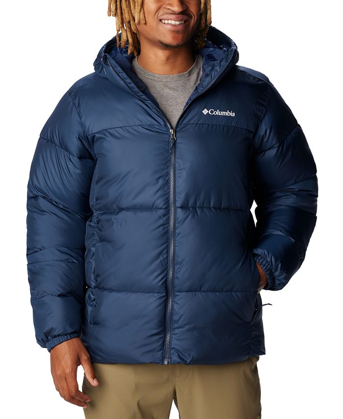 цена Мужская куртка с капюшоном и логотипом Columbia, синий