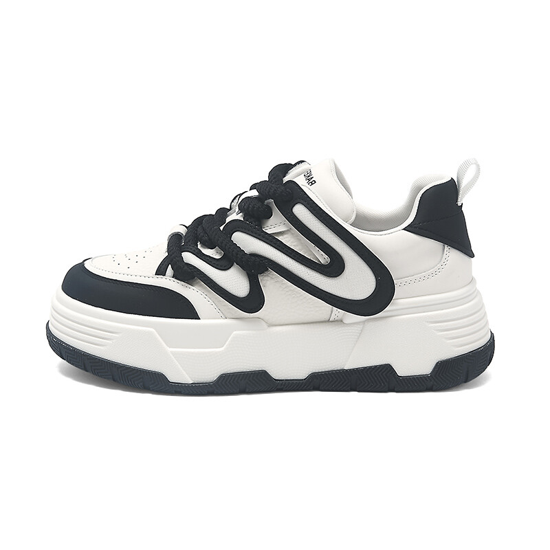 

Кроссовки BAKERLOO Skateboarding Shoes Women's Low-top Black/White, черный