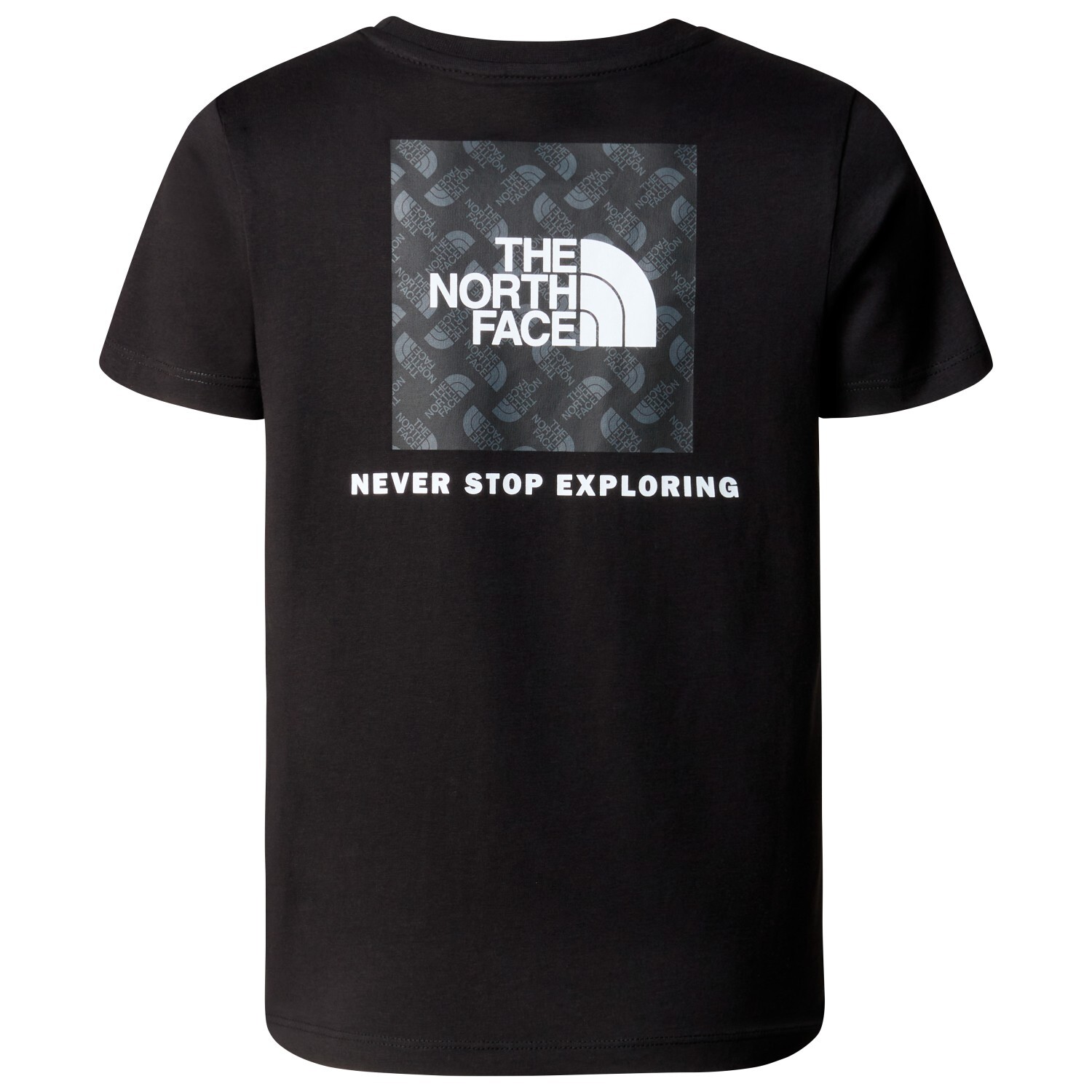 

Футболка The North Face Boy's S/S Redbox Tee with Back Box Graphic, цвет TNF Black