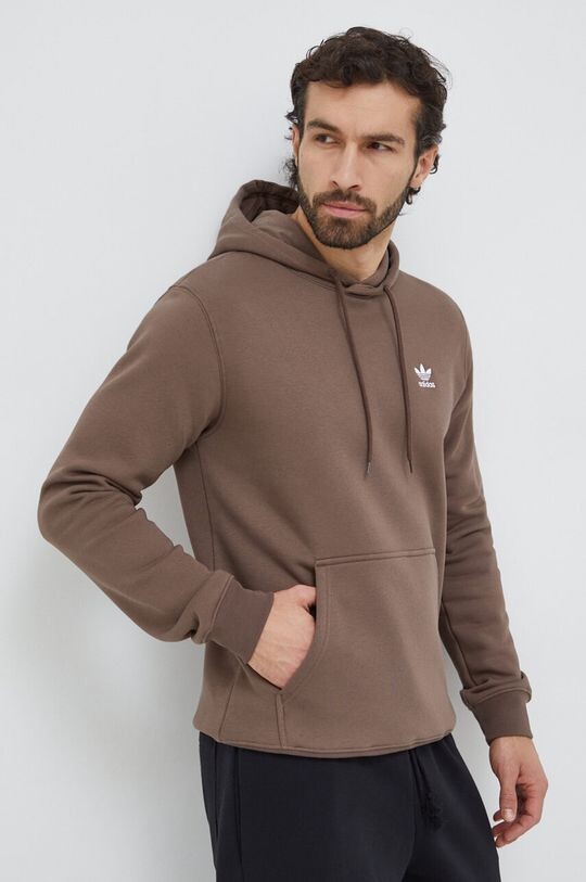 

Толстовка Trefoil Essentials adidas Originals, коричневый