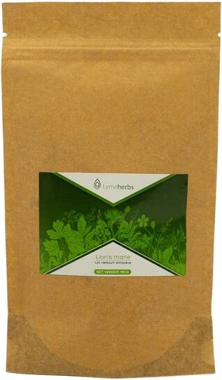 Lymeherbs, Львиная грива молотая, 100 г