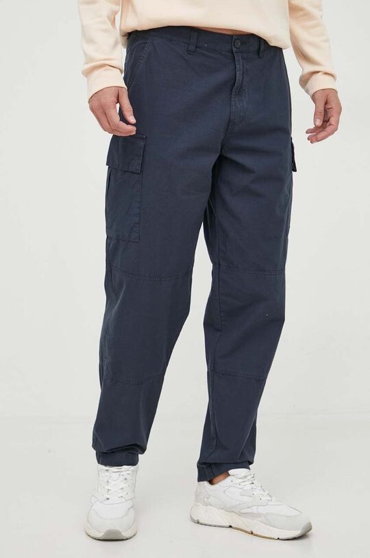

Брюки из хлопка Barbour, темно-синий