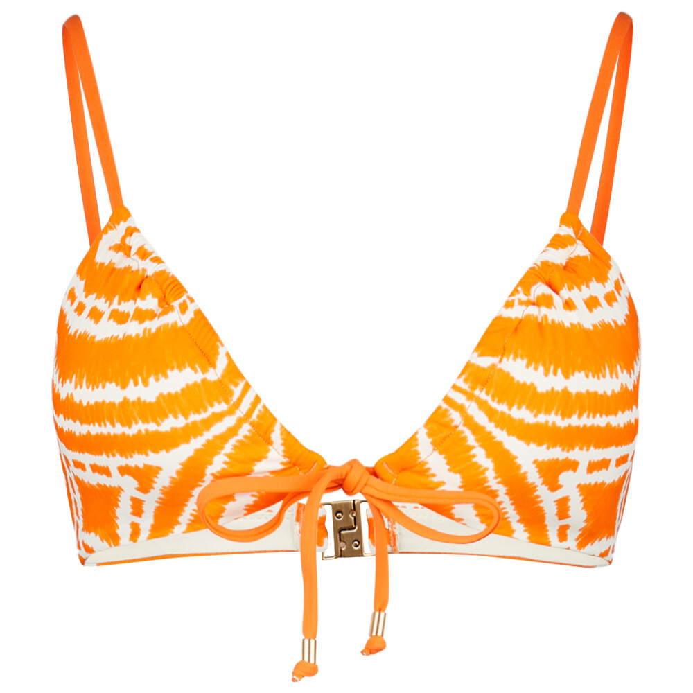 

Верх бикини Seafolly Women's Zanzibar Drawstring Bralette, цвет Mandarin