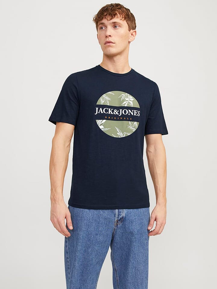 

Футболка Jack & Jones, темно-синий