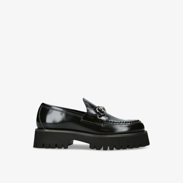

Кожаные лоферы Sylke на платформе Gucci, черный