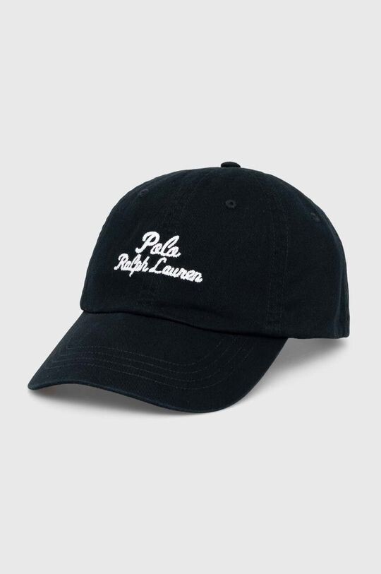 

Хлопковая бейсболка Polo Ralph Lauren, черный