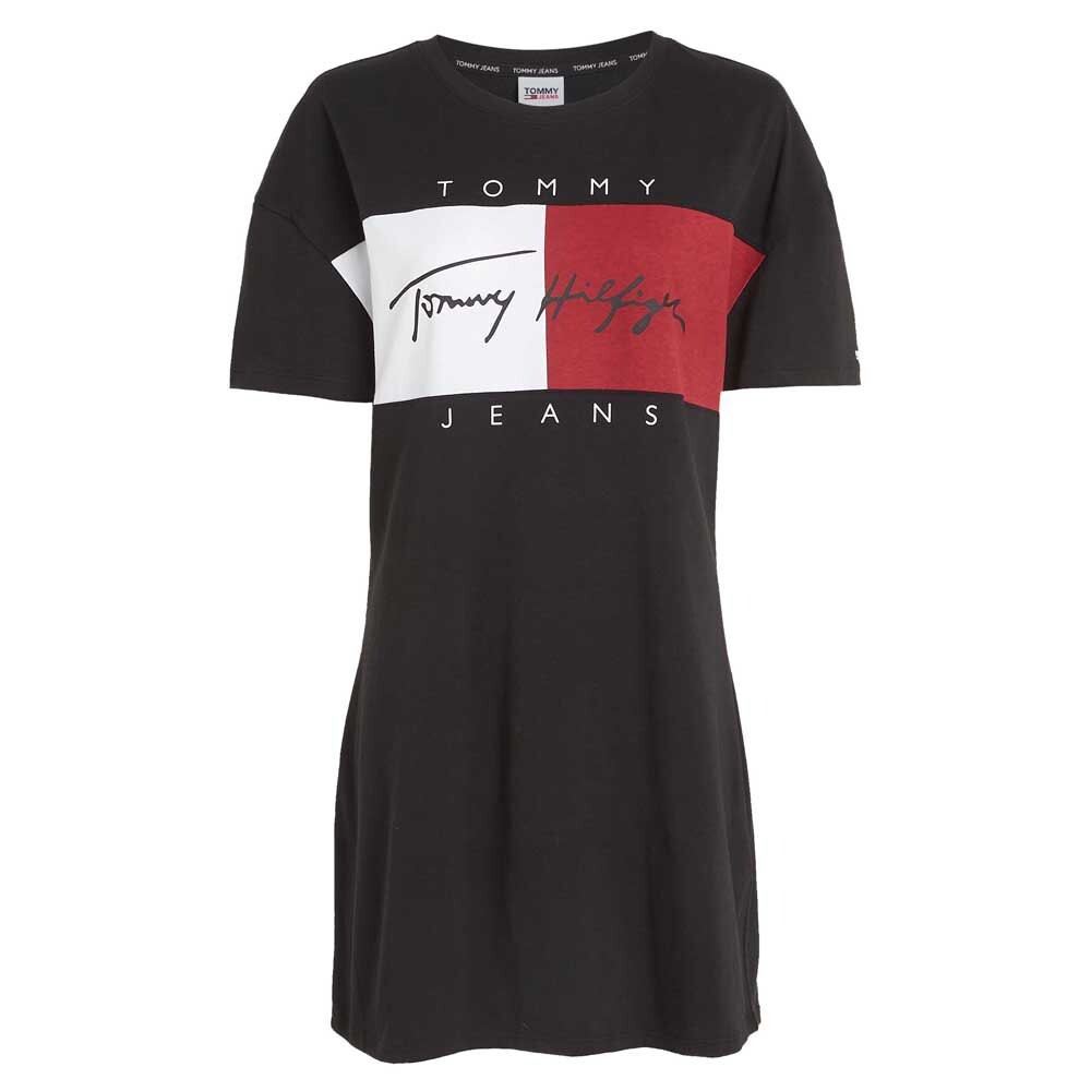 

Пижама с коротким рукавом Tommy Jeans Heritage Dress, черный
