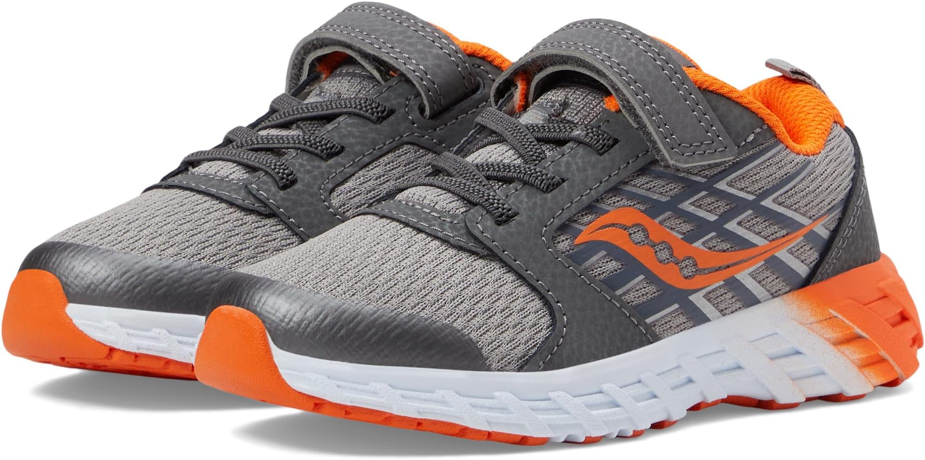 

Кроссовки Wind A/C 2.0 Saucony Kids, цвет Grey/Orange