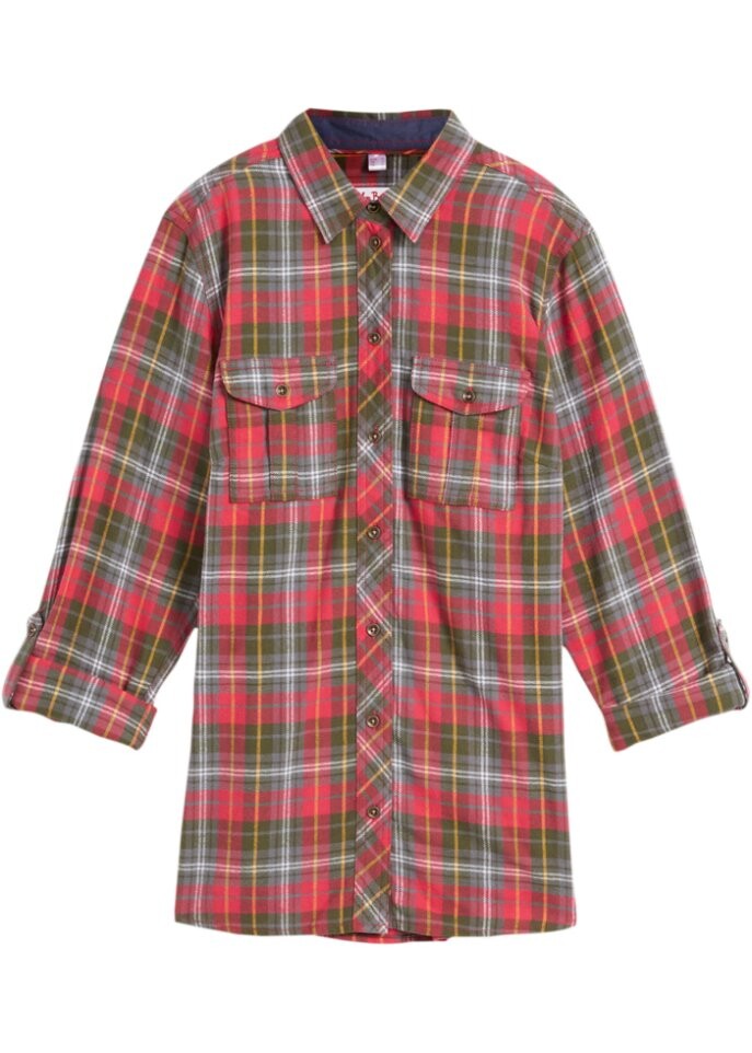 

Фланелевая блузка John Baner Jeanswear, пурпурный