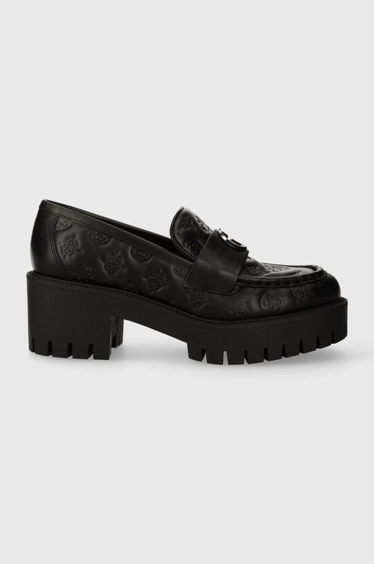 

Кожаные мокасины WANYN Guess, черный